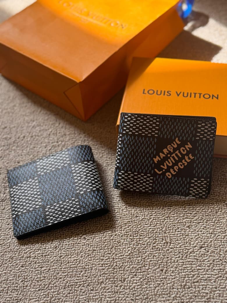 Louis Vuitton Multiple Wallet Damier Pop (Blue)