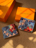 Louis Vuitton Multiple Wallet Monogram Surfin' (Bright Blue Tropical / Multicolor)