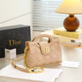 Dior Jolie Top Handle Mini Bag (Latte / Powder Beige)