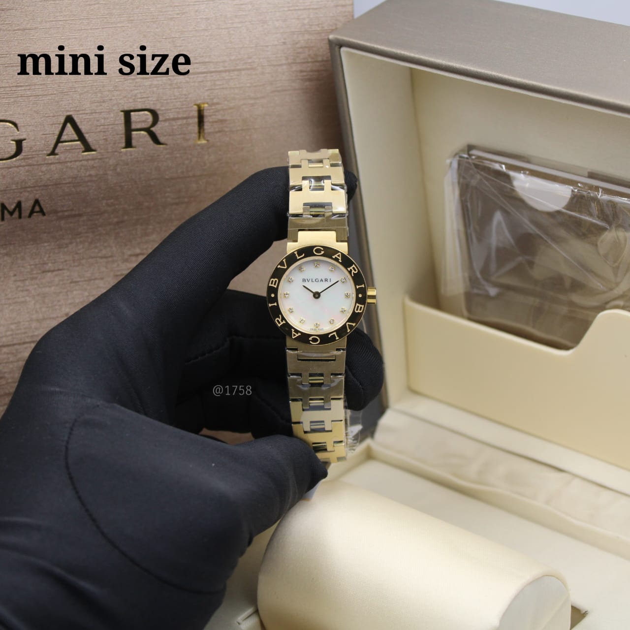 BVLGARI BVLGARI Lady (Two-Tone Gold & Steel / Mother of Pearl)
