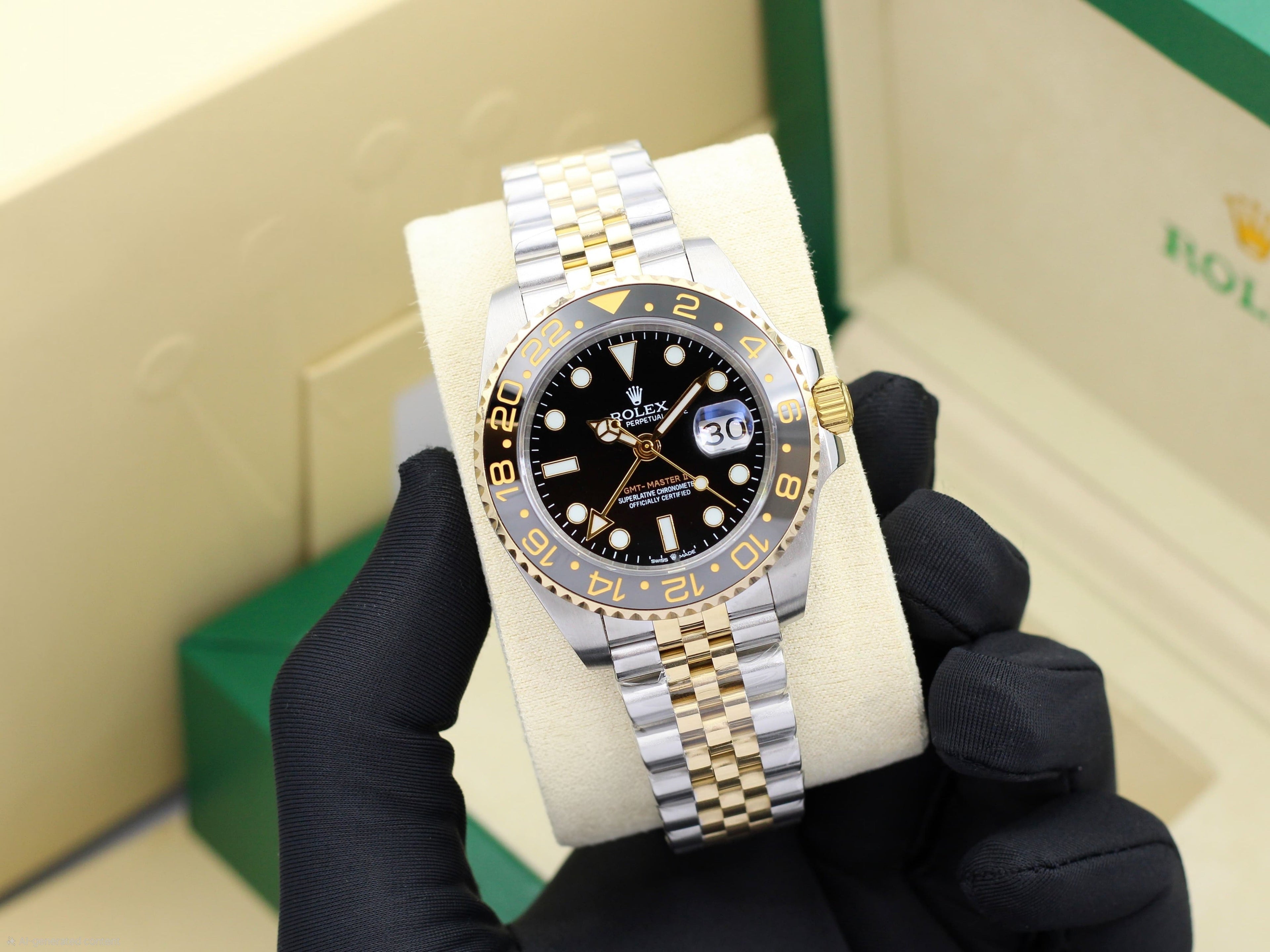 Rolex GMT-Master II "Guinness" / "Zombie" (Two-Tone Yellow Gold & Steel)