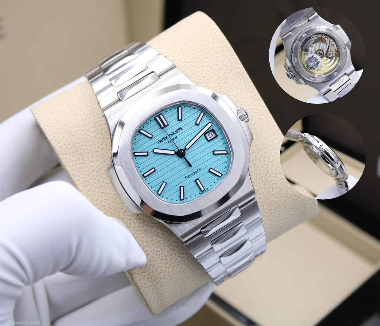 Patek Philippe Nautilus "Tiffany & Co." Edition (Stainless Steel / Tiffany Blue Dial)