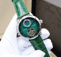 Patek Philippe Complications Sun & Moon Open Heart (Emerald Green)