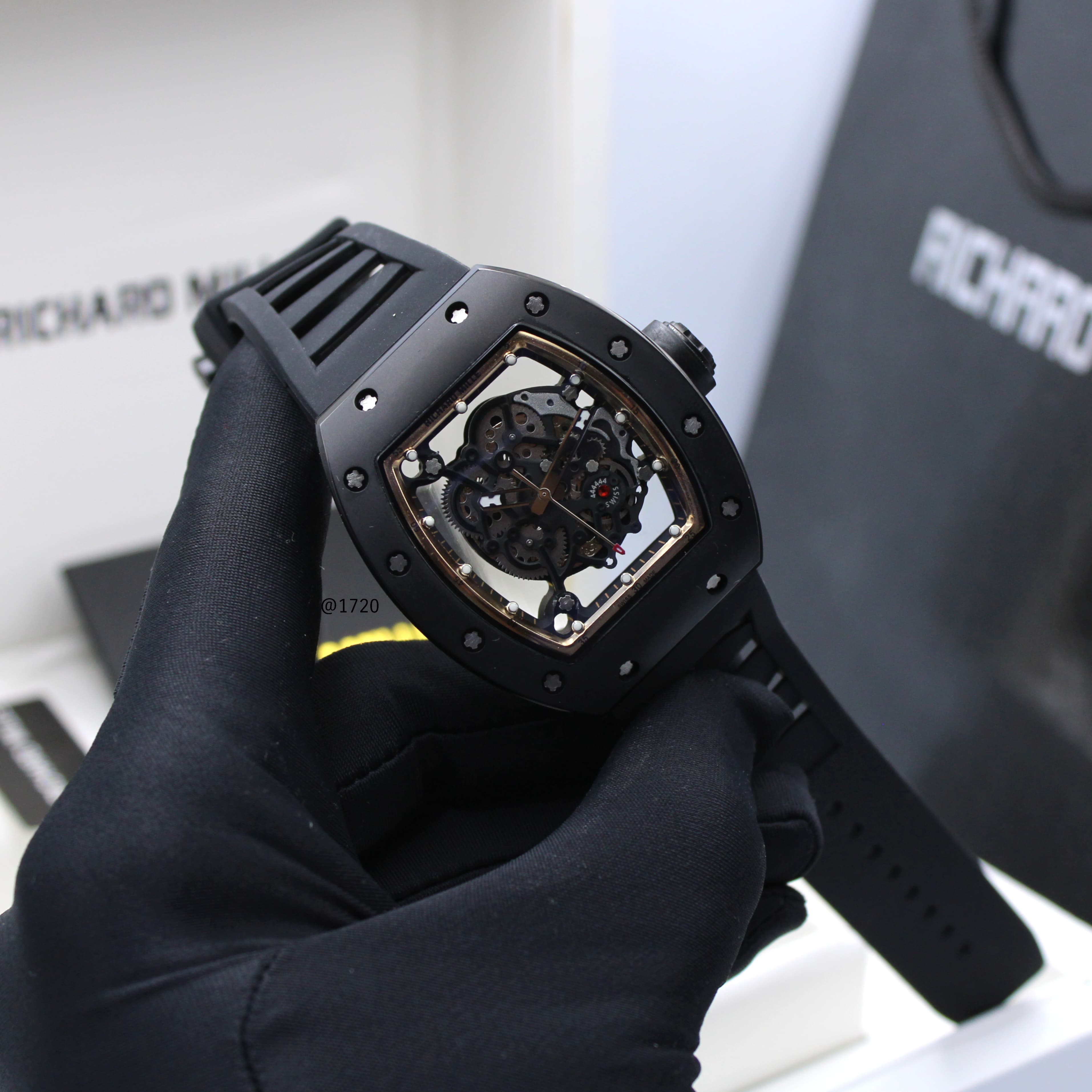 Richard Mille RM 055 Bubba Watson "All Black" (Black/Rose Gold)