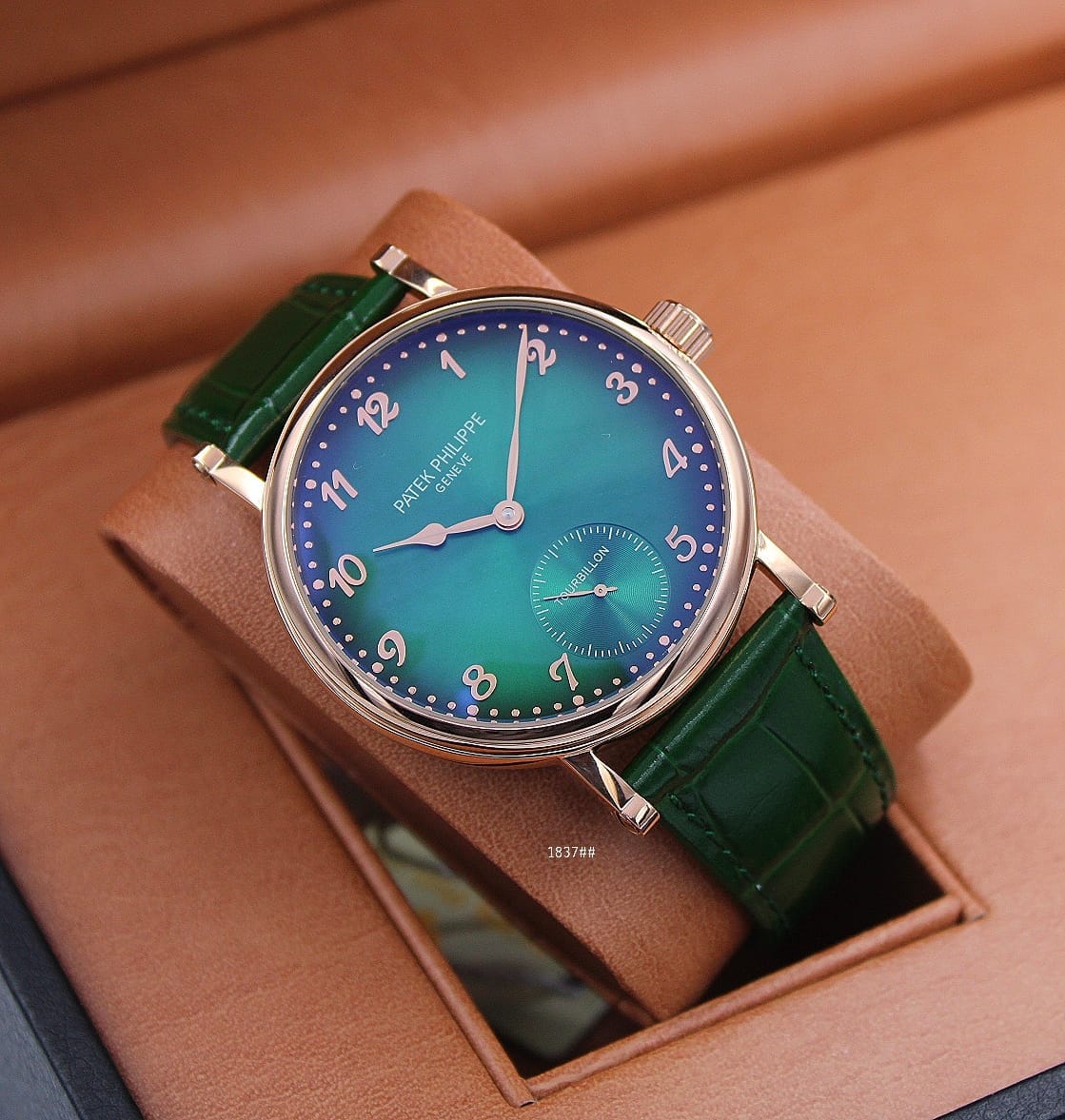 Patek Philippe Grand Complications Tourbillon (Green Sunburst Dial)