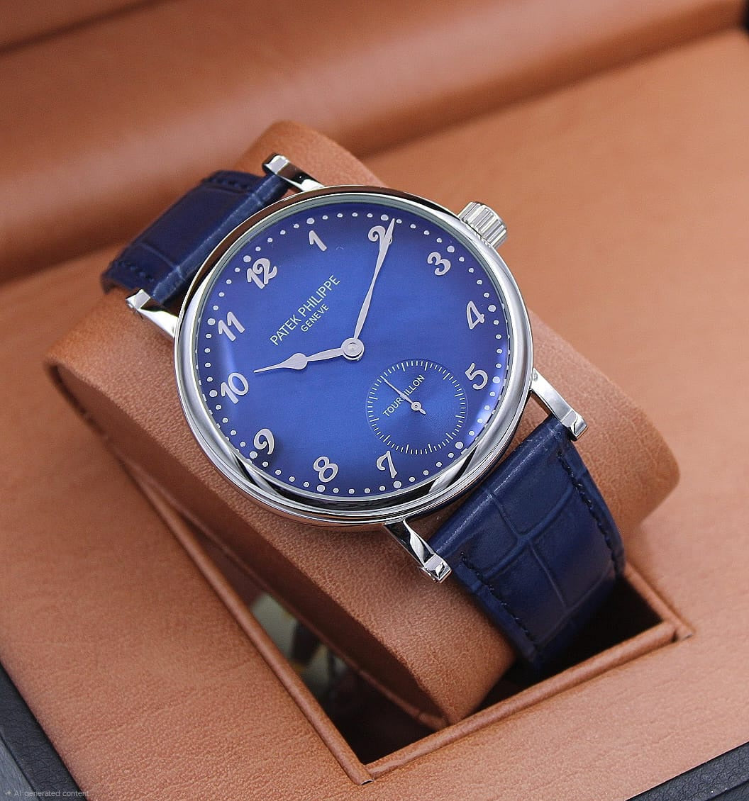 Patek Philippe Calatrava Small Seconds (Silver / Blue Dial)