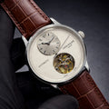 Patek Philippe Complications Regulator Tourbillon (White Dial / Brown Strap)