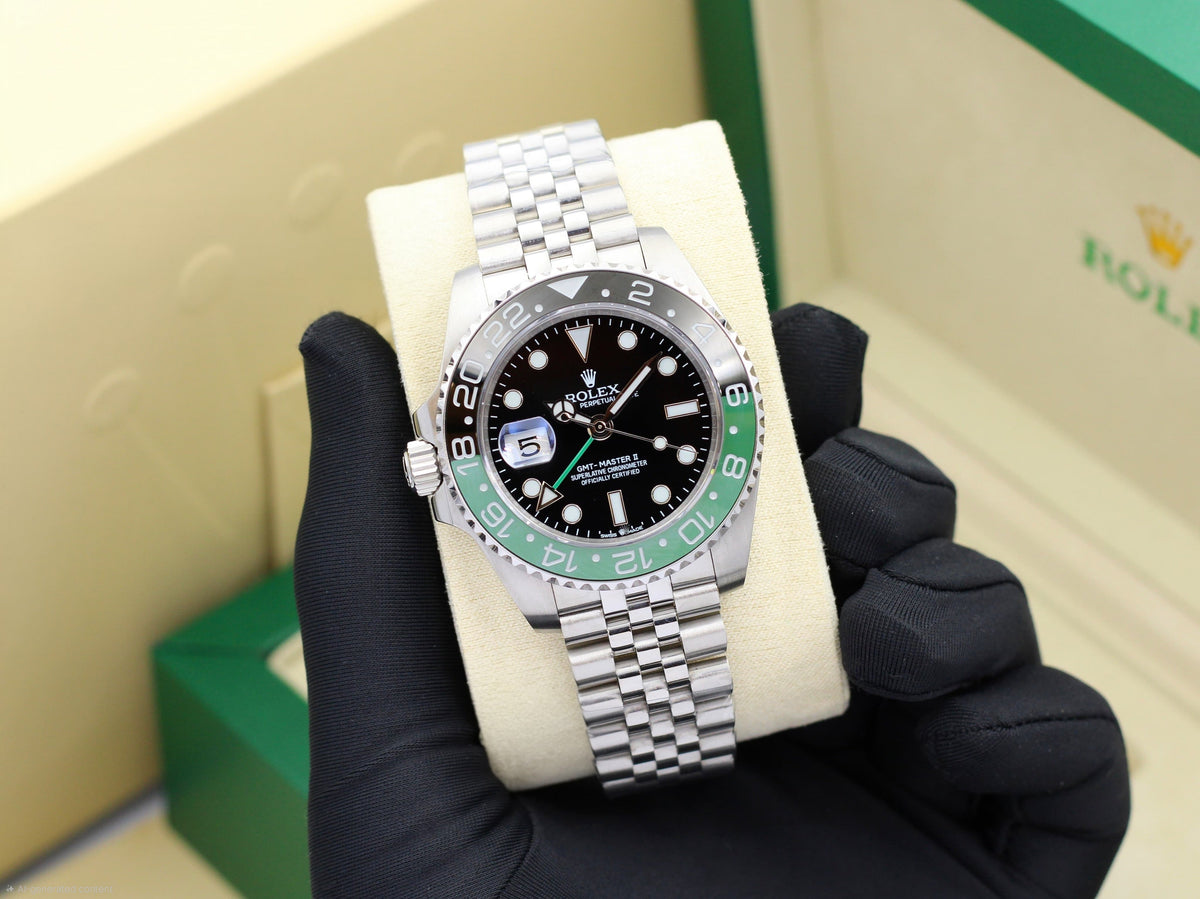 Rolex GMT-Master II "Sprite" (Black Dial)