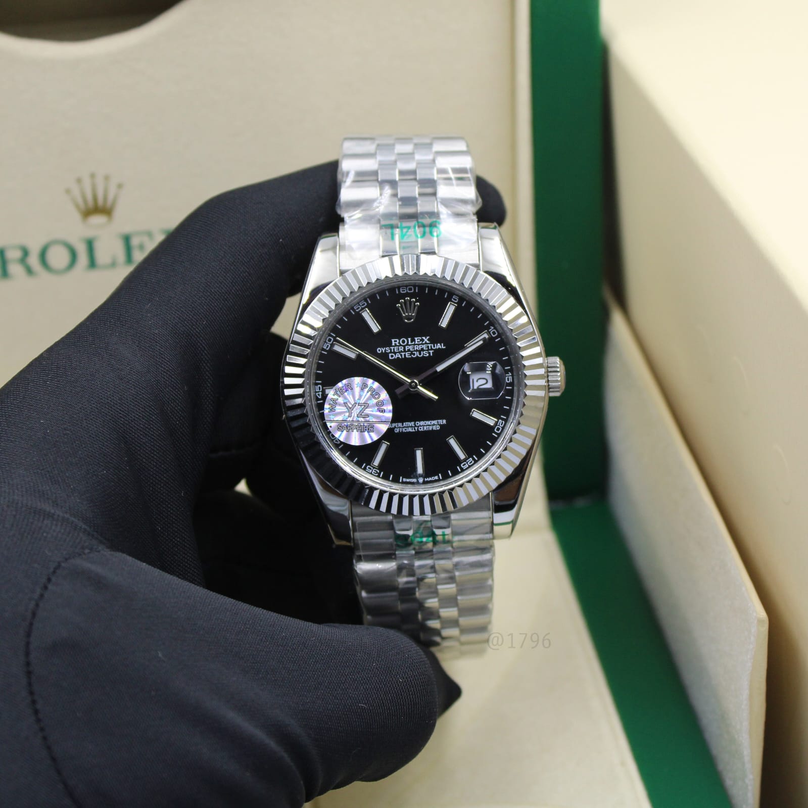 Rolex Datejust 36 (Black Dial, Oystersteel)