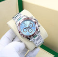 Rolex Cosmograph Daytona (Ice Blue Dial with Chestnut Brown Rings, Platinum)