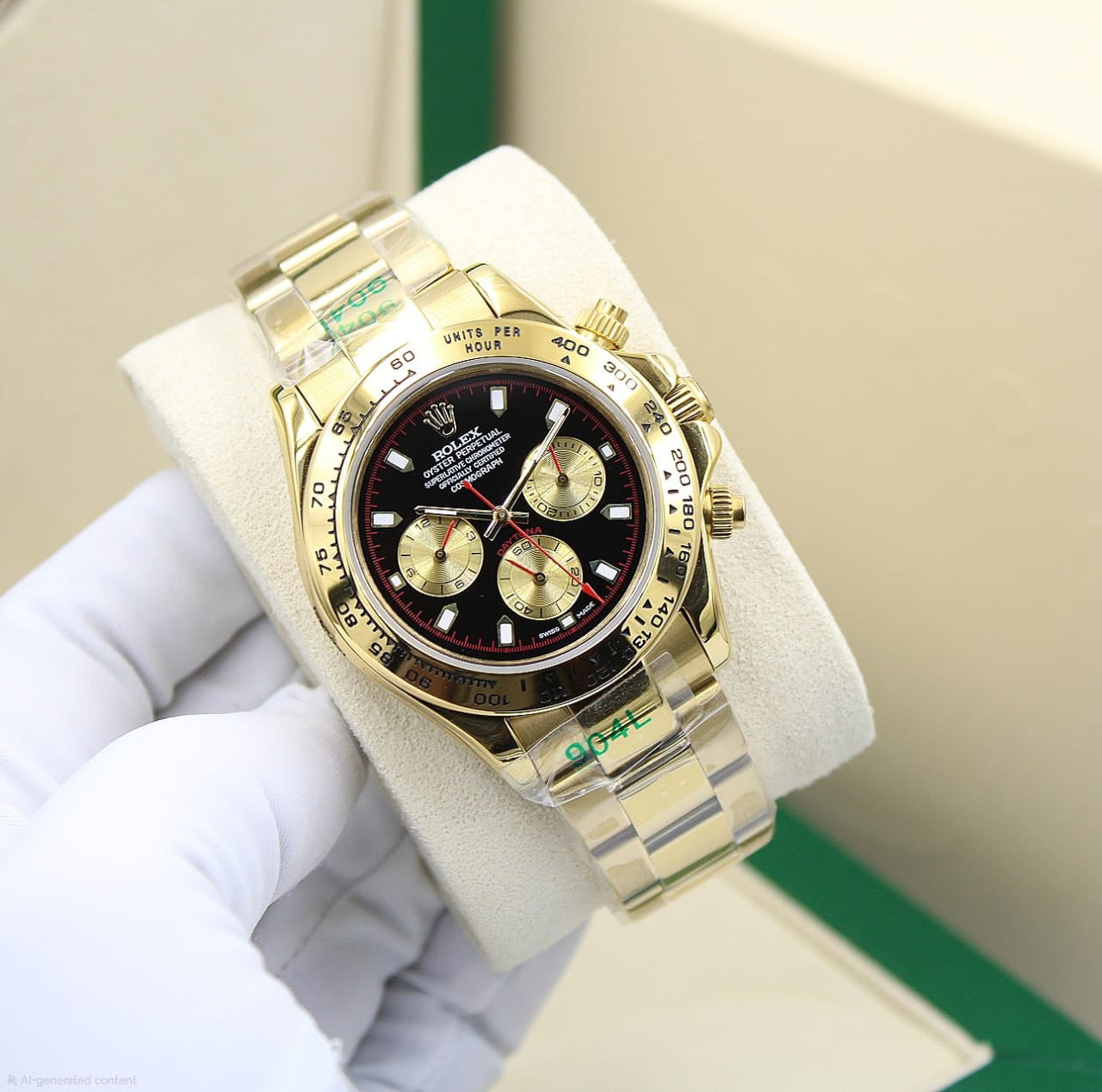 Rolex Cosmograph Daytona "Paul Newman Tribute" (Black Dial with Champagne Subdials, 18kt Yellow Gold)