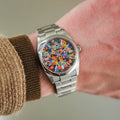 Rolex Oyster Perpetual 41 (Multicolor "Celebration" / Bubble Dial, Oystersteel)