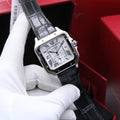 Cartier Santos de Cartier Dual Time (Silver Dial)