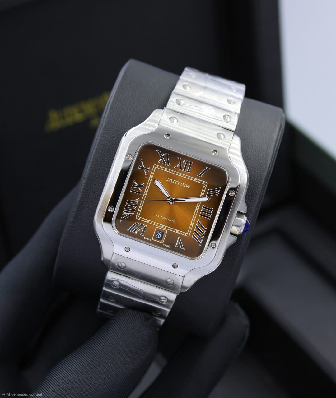Cartier Santos de Cartier Large Model (Brown Dial)