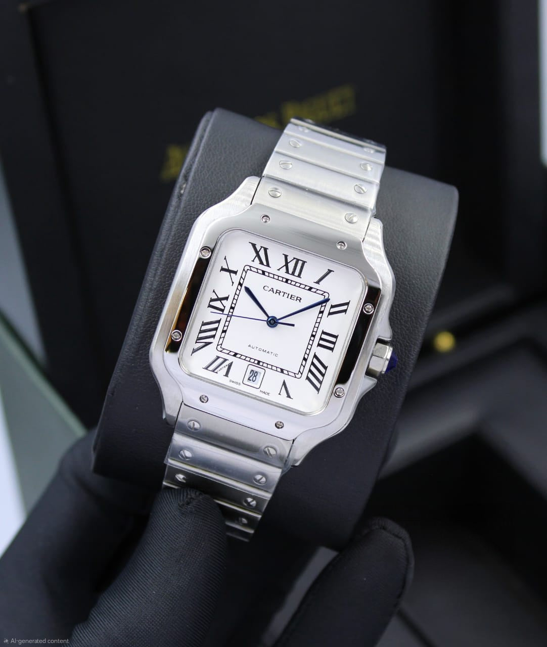 Cartier Santos de Cartier Large Model (White Dial)