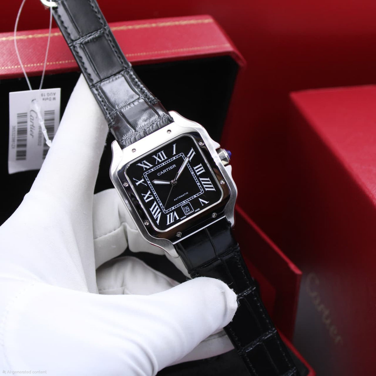 Cartier Santos de Cartier Large Model (Black Dial)