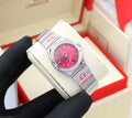 Omega Constellation Quartz 24mm (Pink Dial with Diamond Bezel)