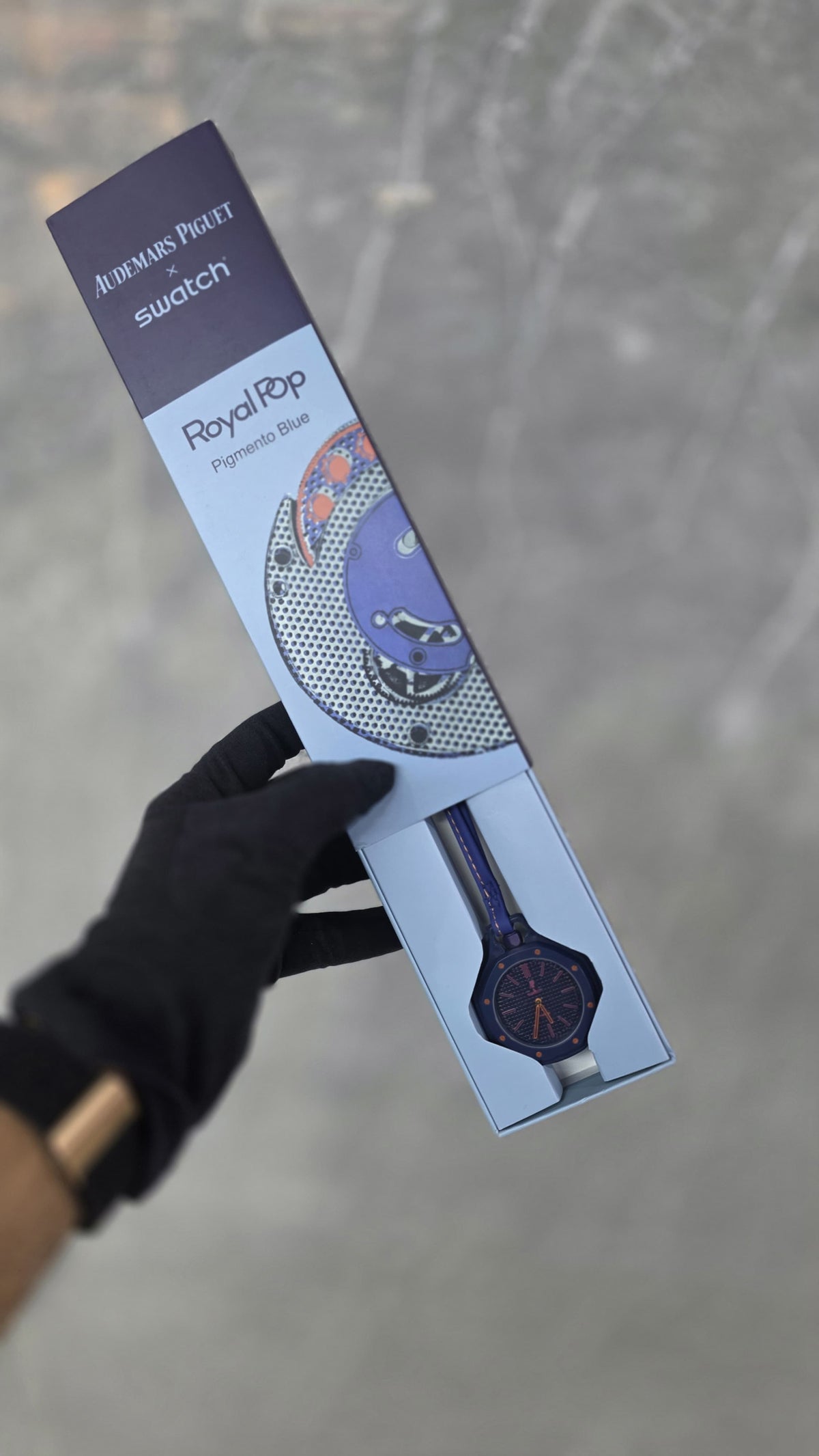 Audemars Piguet × Swatch Royal Pop (Pigmento Blue)