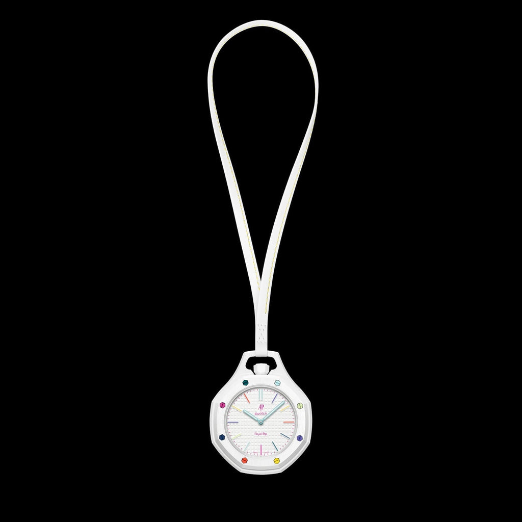 Audemars Piguet x Swatch Royal Pop "Huit Blanc" (White with Multicolor Accents)