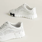 Urban Wave Chunky Sneakers (White)