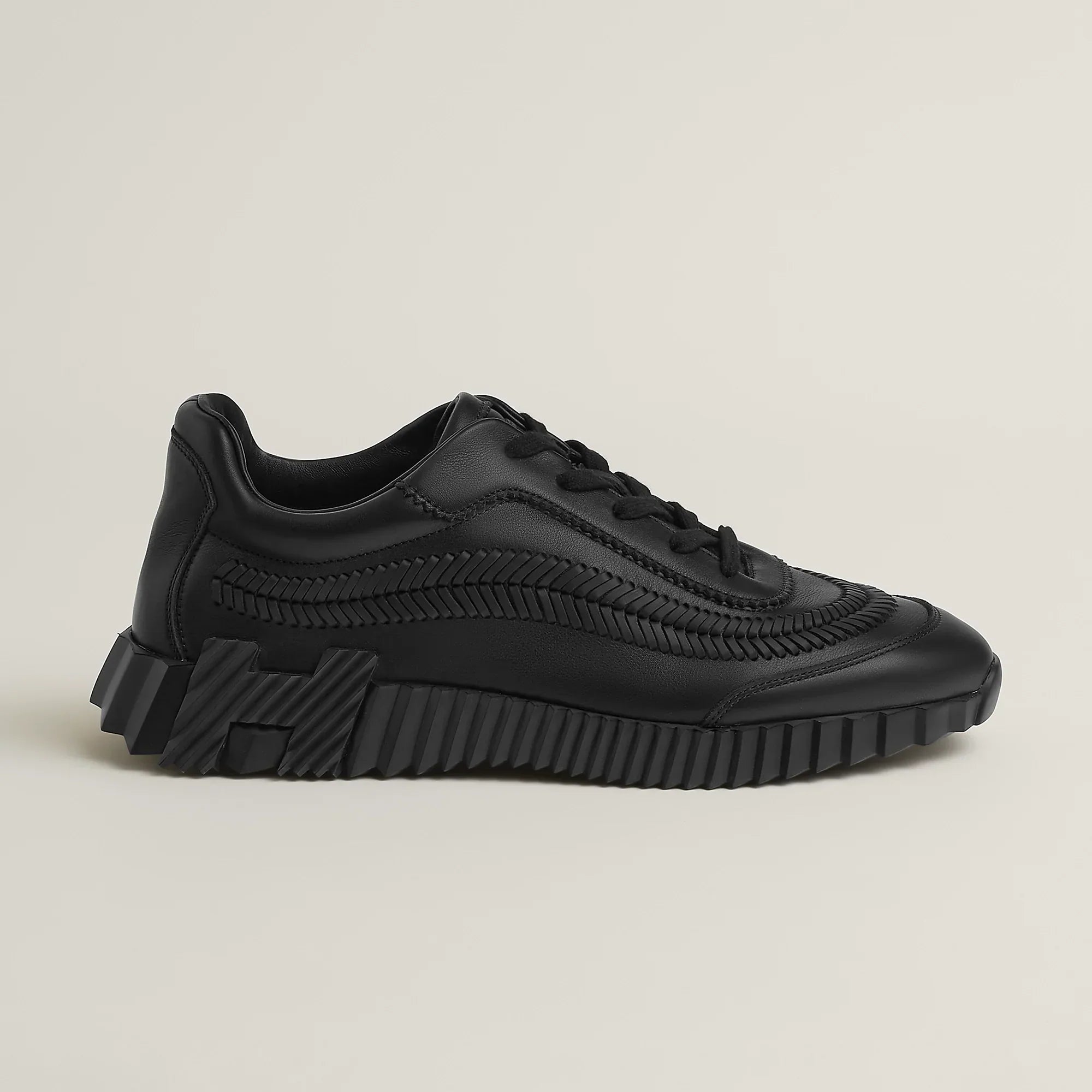 Hermès Bouncing Leather Sneaker – Black